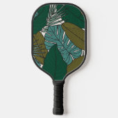 Scandinavische tropische gebieden verlaten aangepa pickleball paddle (Achterkant)