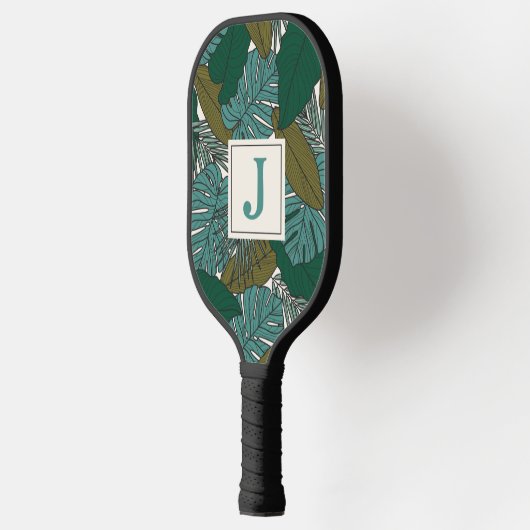 Scandinavische tropische gebieden verlaten aangepa pickleball paddle (Links)