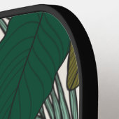 Scandinavische tropische gebieden verlaten aangepa pickleball paddle (Links Detail)