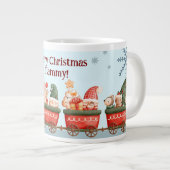 Scandinavische vakantie decor & geschenken grote koffiekop (Voorkant rechts)