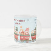 Scandinavische vakantie decor & geschenken matglas koffiemok (Voorkant rechts)