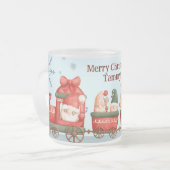 Scandinavische vakantie decor & geschenken matglas koffiemok (Voorkant links)