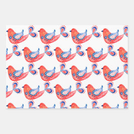 Scandinavische vellen papier voor folklappapier