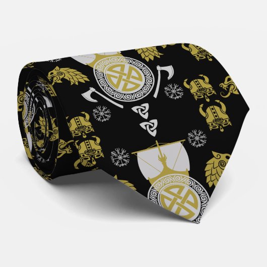 Scandinavische Viking Noormannen Home Decor Stropdas (Opgerold)