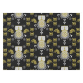 Scandinavische Viking Noormannen Home Decor Tafelkleed (Voorkant (Horizontaal))