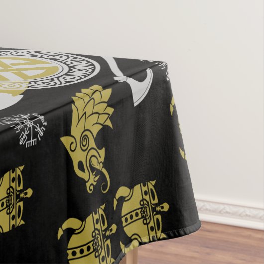Scandinavische Viking Noormannen Home Decor Tafelkleed (Voorbeeld)