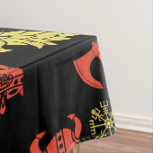Scandinavische Viking Noormannen Home Decor Tafelkleed (Voorbeeld)