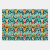 Scandinavische Viking Ship Pattern-pakpapier Inpakpapier Vel (Voorkant 2)