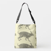 Scandinavische vintage skelet crossbody tas (Achterkant)