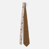 Scandinavische vintage skelet stropdas (Achterkant)