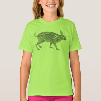 Scandinavische vintage skelet t-shirt