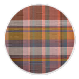 Scandinavische visscotland gekloonde rode textuur keramische knop