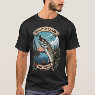 Scandinavische Visserij u2013 Noorse Snoek Viking T-shirt