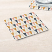 Scandinavische vlag kartonnen onderzetters (Schuin)