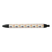 Scandinavische vlag zwarte inkt pen (Voorkant)