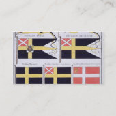 Scandinavische vlaggen, uit een Frans boek over vl Visitekaartje (Achterkant)