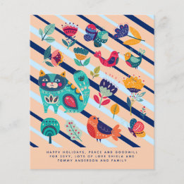 Scandinavische volks kunst Kerstvakantie Jaarlijks