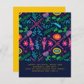 Scandinavische volks kunst vogels bloemen jaarlijk (Voorkant / Achterkant)