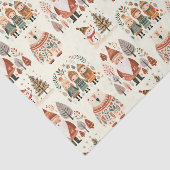 Scandinavische volksfeestkunst voor feestdagen tissuepapier (Detail)