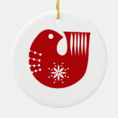 Scandinavische volkshaai  keramisch ornament (Achterkant)