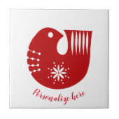 Scandinavische volkshaai      tegeltje (Voorkant)