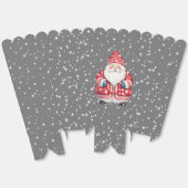 Scandinavische volkskerstman bedankdoosjes (Ongevouwen)