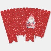 Scandinavische volkskerstman bedankdoosjes (Ongevouwen)