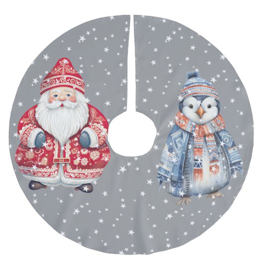 Scandinavische volkskerstman kerstboom rok (Voorkant)