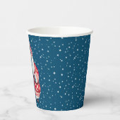 Scandinavische volkskerstman papieren bekers (Links)