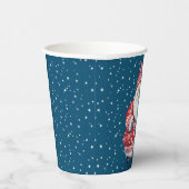 Scandinavische volkskerstman papieren bekers (Rechts)