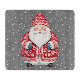 Scandinavische volkskerstman snijplank