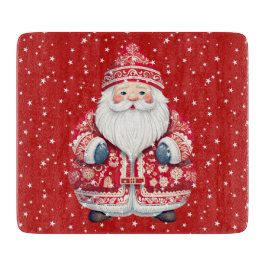 Scandinavische volkskerstman snijplank