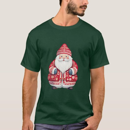 Scandinavische volkskerstman t-shirt (Voorkant)