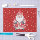 Scandinavische volkskerstman tissuepapier (Craft)