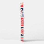 Scandinavische volkskunst:  bloemen. Case-Mate iPhone case (Achterkant / Rechts)