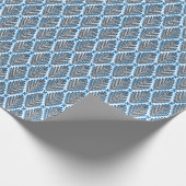 Scandinavische volkskunst: bloemenretro design cadeaupapier (Hoek)