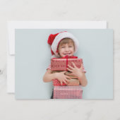 Scandinavische Volkskunst Dala Paard Foto Kerstmis Feestdagenkaart (Achterkant)