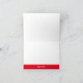 Scandinavische volkskunst gevouwen dank u kaart (Binnen)