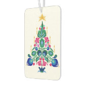 Scandinavische volkskunst kerstboom luchtverfrisse luchtverfrisser (Links)