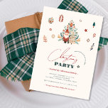 Scandinavische volkskunst Kerstman Kerstfeest Kaart<br><div class="desc">Verras je geliefden met deze leuke uitnodiging voor het kerstfeest,  met de Scandinavische kerstman,  kerstboom en bewerkbare details. Pas het met gemak aan door gebruik te maken van de opties "personaliseren" en "bewerken met behulp van ontwerpgereedschap".</div>