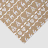 Scandinavische volkskunst Kerstmis Tissuepapier (Detail)