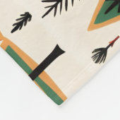 Scandinavische volkskunst kerstpatroon fleece deken (Hoek)