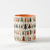 Scandinavische volkskunst kerstpatroon mok (Midden)