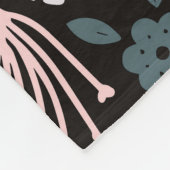 Scandinavische volkskunst: kleurrijke vogels. fleece deken (Hoek)