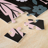 Scandinavische volkskunst: kleurrijke vogels. legpuzzel (Zijkant)