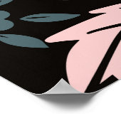 Scandinavische volkskunst: kleurrijke vogels. poster (Hoek)