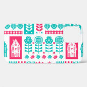 Scandinavische volkskunst: naadloos Case-Mate iPhone case (Achterkant (horizontaal))
