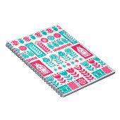 Scandinavische volkskunst: naadloos notitieboek (Rechterzijde)