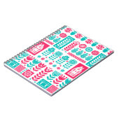 Scandinavische volkskunst: naadloos notitieboek (Linkerzijde)