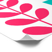 Scandinavische volkskunst:  naadloos poster (Hoek)